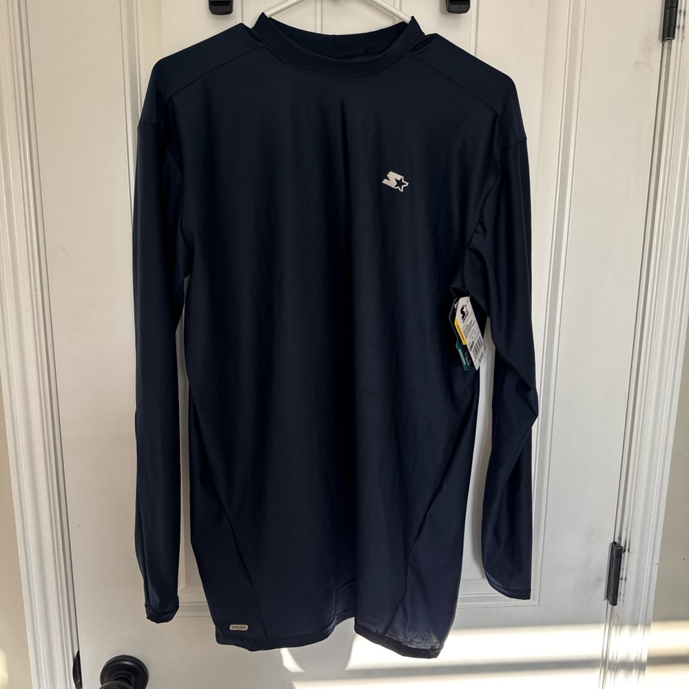 STARTER Men's Navy Swim Shirt